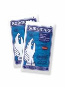SURGICARE STERIL LATEX POWDERED GLOVES GANT SIZE 8