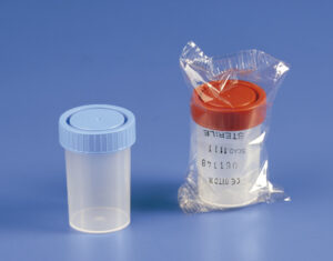 POT URINE STERILE 60CC SACHET INDIV