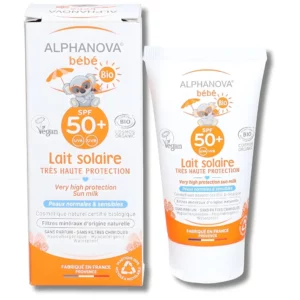 ALPHANOVA BEBE LAIT SOLAIRE 50FG SPF50+