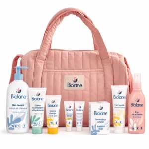 BIOLANE SAC MAMAN MATELASSE BLEU