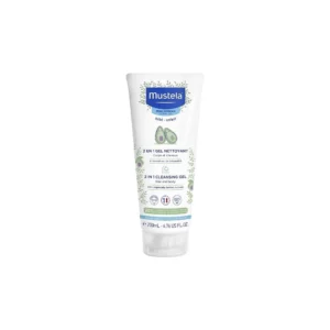 MUSTELA 2 EN 1 GEL NETOIYANT CHEV/CORPS 200ML